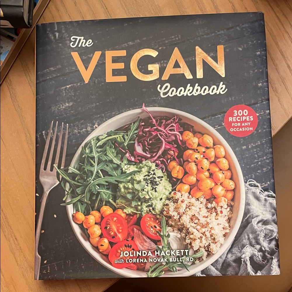 The Vegan Cookbook by - Black Cover